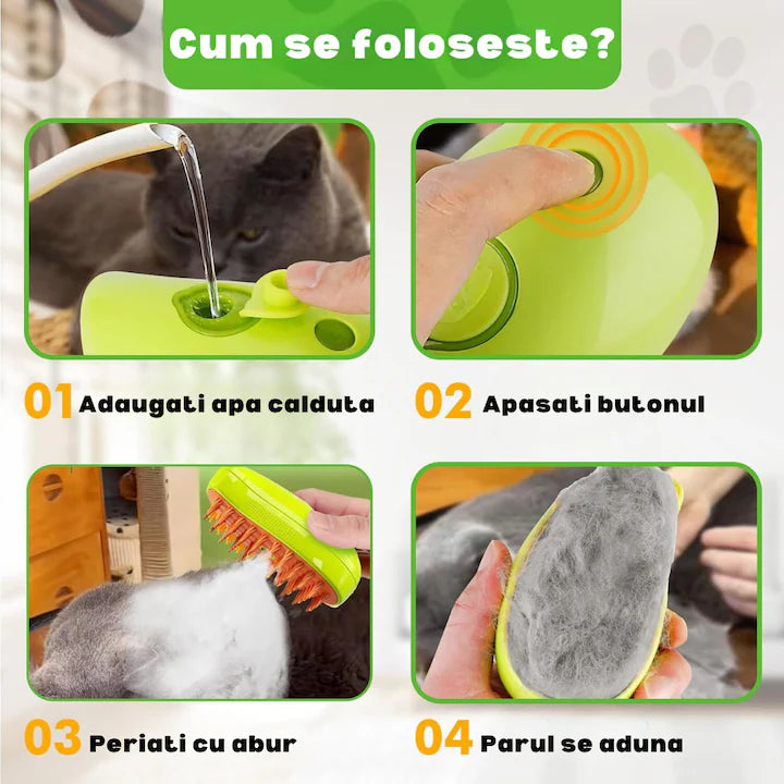 Perie Aburi Pisici