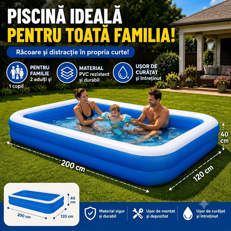 Piscină de Familie Gonflabila