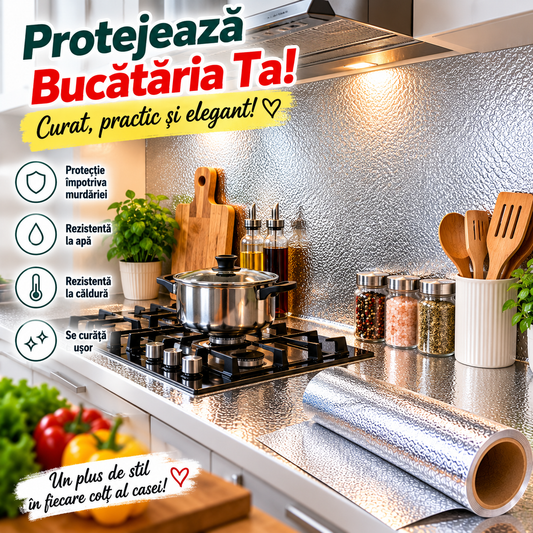Folie Autoadezivă Aluminiu